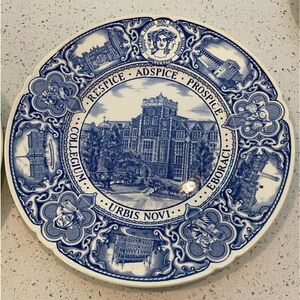 Rare Wedgwood college Plate